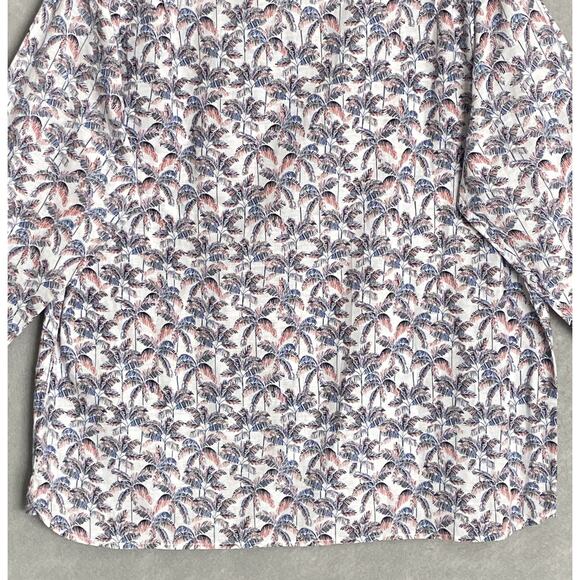 Caribbean Roundtree & Yorke Men's XL Button-Up Casual Shirt Tropical Print NEW - Picture 7 of 12